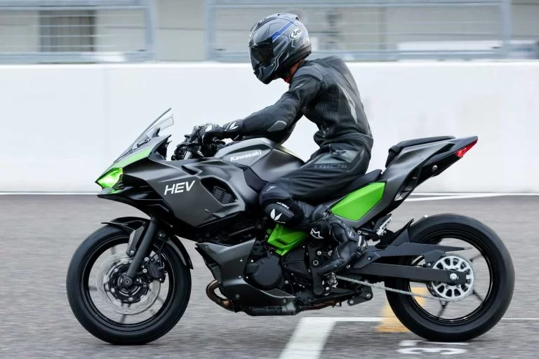 Carbon neutrality Kawasaki Ninja EV 2023 model