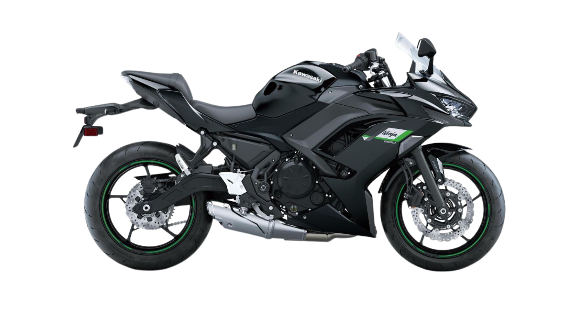 Nieuwe Kawasaki Ninja 650 kleur.