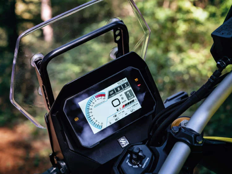 Suzuki V Strom 800DE display productfoto