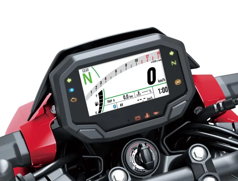 TFT kleuren display Kawasaki Z500 SE 2024