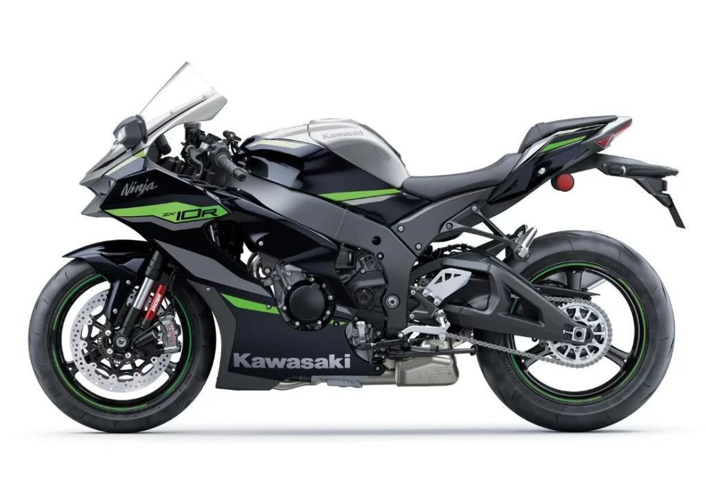 2025 ZX10R in een witte studio