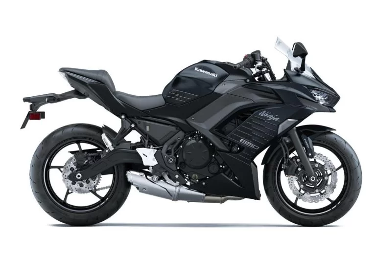 Nieuwe kleur van de Ninja 650 2025.