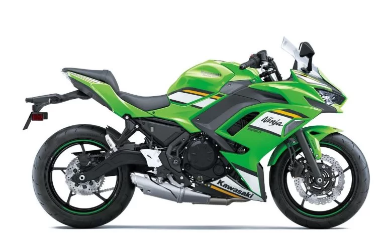 Nieuwe kleuren voor de Ninja 650 2025.