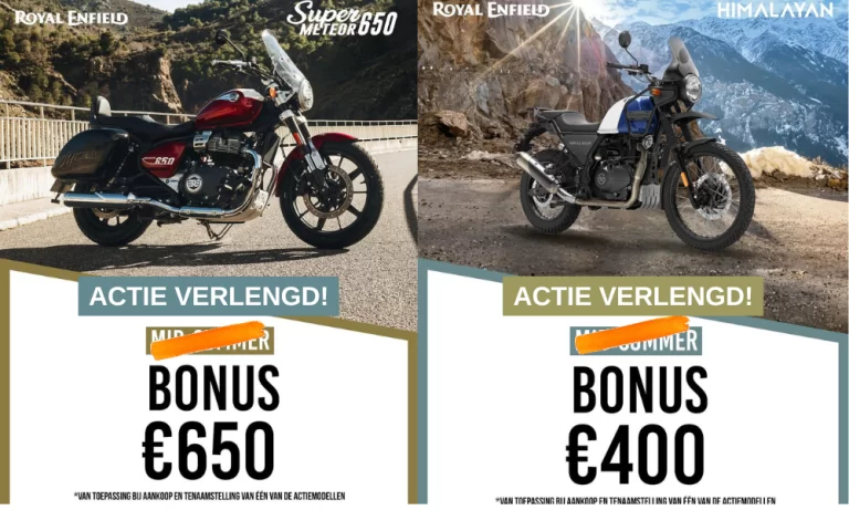 Royal Enfield Herfst bonus