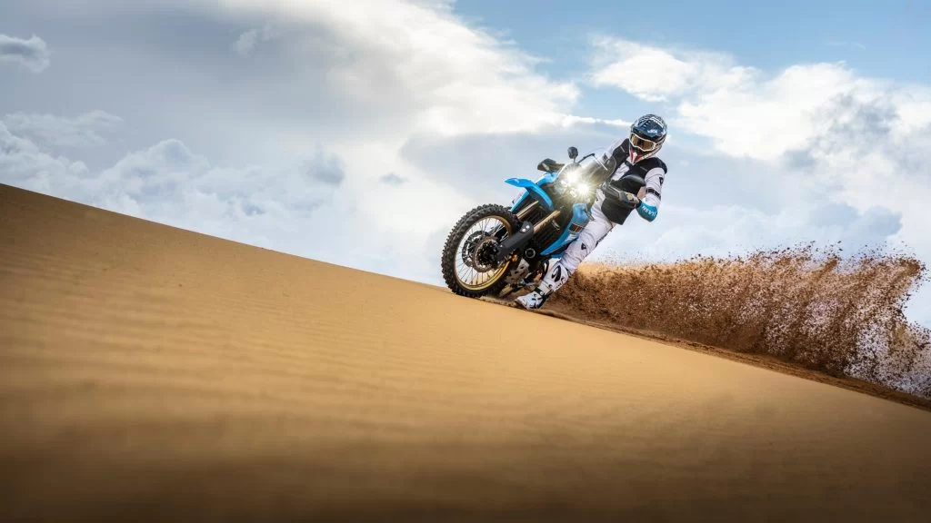 Rijdende Ténéré 700 Rally.