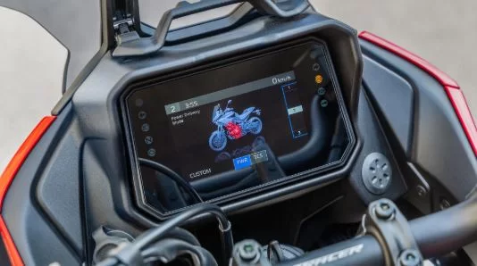 Tracer 7 display.